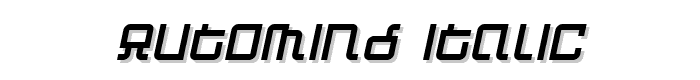 Automind Italic font